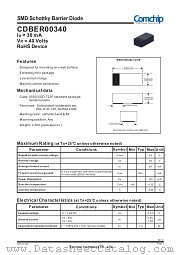 CDBER00340 datasheet pdf Comchip Technology