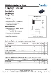 CDBER0130L-HF datasheet pdf Comchip Technology