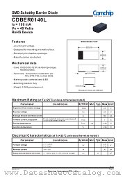 CDBER0140L datasheet pdf Comchip Technology