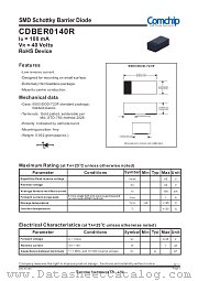 CDBER0140R datasheet pdf Comchip Technology