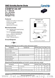 CDBF0130-HF datasheet pdf Comchip Technology