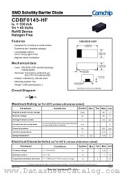 CDBF0145-HF datasheet pdf Comchip Technology
