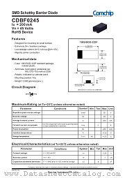 CDBF0245 datasheet pdf Comchip Technology