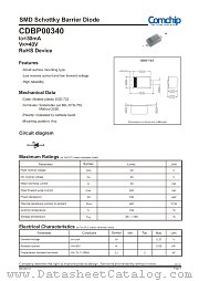CDBP00340 datasheet pdf Comchip Technology