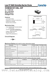 CDBQC0130L-HF datasheet pdf Comchip Technology