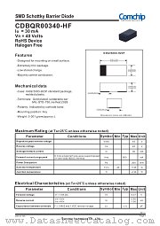 CDBQR00340-HF datasheet pdf Comchip Technology