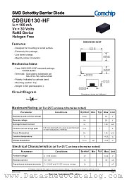 CDBU0130-HF datasheet pdf Comchip Technology