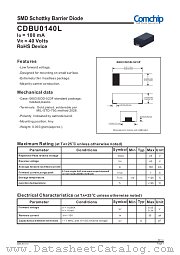 CDBU0140L datasheet pdf Comchip Technology