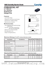 CDBU0230L-HF datasheet pdf Comchip Technology