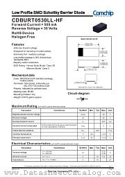 CDBURT0530LL-HF datasheet pdf Comchip Technology