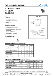 CDBV3-0720-G datasheet pdf Comchip Technology