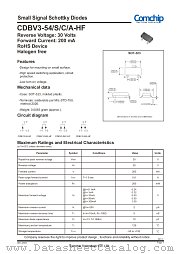 CDBV3-54C-HF datasheet pdf Comchip Technology