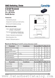 CDSFR4448 datasheet pdf Comchip Technology
