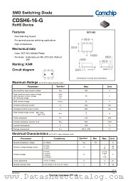 CDSH6-16-G datasheet pdf Comchip Technology