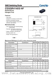 CDSQR4148S-HF datasheet pdf Comchip Technology