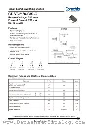CDST-21A-G datasheet pdf Comchip Technology
