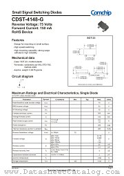 CDST-4148-G datasheet pdf Comchip Technology
