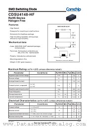 CDSU4148-HF datasheet pdf Comchip Technology