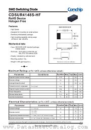 CDSUR4148S-HF datasheet pdf Comchip Technology