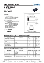 CDSUR4448 datasheet pdf Comchip Technology