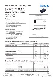 CDSURT4148-HF datasheet pdf Comchip Technology