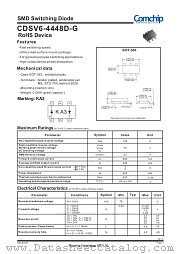 CDSV6-4448D-G datasheet pdf Comchip Technology