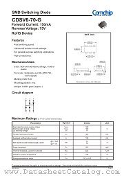 CDSV6-70-G datasheet pdf Comchip Technology