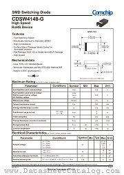 CDSW4148-G datasheet pdf Comchip Technology