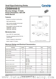 CDSW4448-G datasheet pdf Comchip Technology