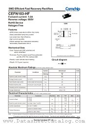 CEFN103-HF datasheet pdf Comchip Technology