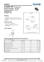 CJ3401-HF datasheet pdf Comchip Technology