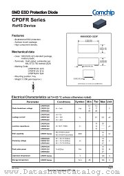 CPDFR12V datasheet pdf Comchip Technology