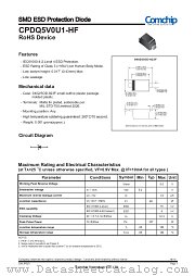 CPDQ5V0U1-HF datasheet pdf Comchip Technology