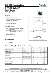 CPDQC5V0-HF datasheet pdf Comchip Technology