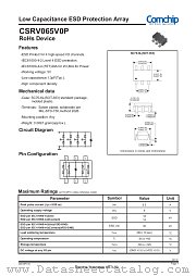 CSRV065V0P datasheet pdf Comchip Technology
