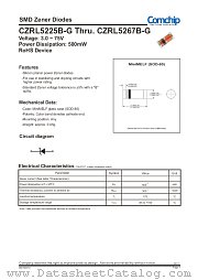 CZRL5248B-G datasheet pdf Comchip Technology
