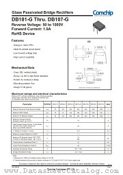 DB101-G datasheet pdf Comchip Technology