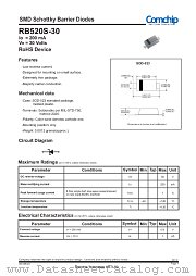 RB520S-30 datasheet pdf Comchip Technology