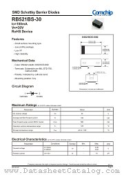 RB521BS-30 datasheet pdf Comchip Technology