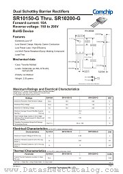 SR1080-G datasheet pdf Comchip Technology