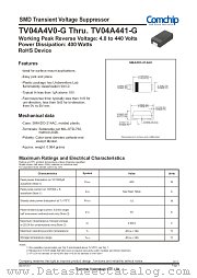 TV04A7V5J-G datasheet pdf Comchip Technology