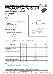 TV04A330J-HF datasheet pdf Comchip Technology