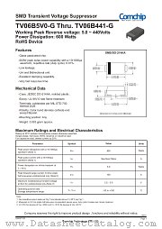 TV06B5V0JB-G datasheet pdf Comchip Technology