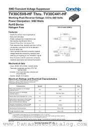TV30C8V5JB-HF datasheet pdf Comchip Technology