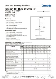 UF3006-HF datasheet pdf Comchip Technology