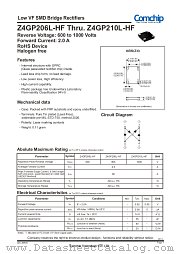 Z4GP206L-HF datasheet pdf Comchip Technology