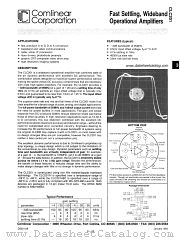 CLC201A8 datasheet pdf Comlinear Corporation