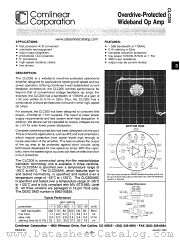 CLC205AK datasheet pdf Comlinear Corporation