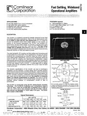 CLC221AI datasheet pdf Comlinear Corporation