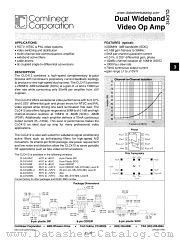 CLC412A8B datasheet pdf Comlinear Corporation